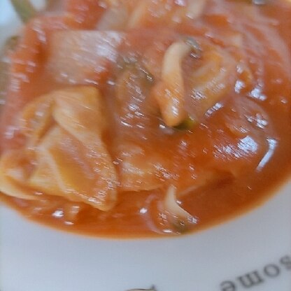 身体に良さそうなトマトスープが出来て嬉しいです♪美味しかったです！